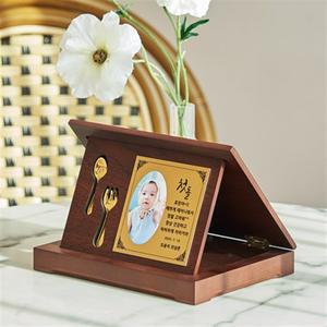 순금 금수저 금포크 상패 3.75g 세로 중 24k