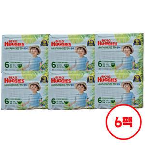 하기스 2024 네이처메이드 썸머 팬티 6단계 (공용) 34매 6팩