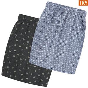 트라이 남자 레이온 여름 5부 파자마 반바지 I06D