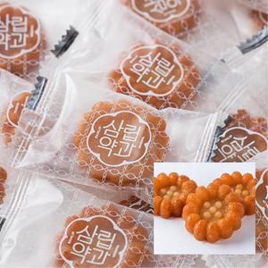 여직원 사무실간식 미니꿀약과 1kg box 시댁선물 40대 추억의 쫀득한