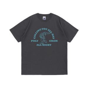 CALLING BUNNY T-SHIRTS (CHARCOAL)