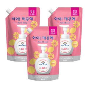 아이깨끗해 핸드워시 레몬 600ml, 3개