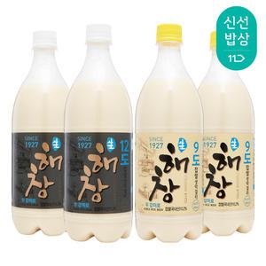 [품질보장] 해창주조 해창막걸리세트 12도x2병 9도x2병 총4병_프레첼 증정