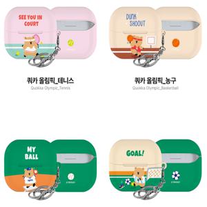 [기타]고리 키링 테니스 갤럭시 버즈3프로 케이스 쿼콰 올림픽 버즈하드케이스 tr