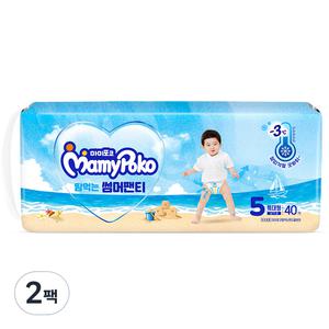 마미포코 땀먹는 육아템 팬티 기저귀 남아용 5단계 80매
