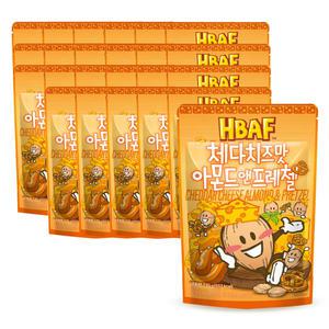 HBAF 바프 아몬드 체다치즈맛 아몬드앤프레첼 40g x24개