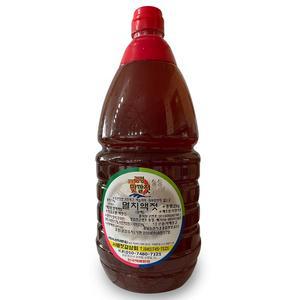 강경젓갈 멸치액젓(국내산) 2kg. 국내산천일염 염장 자연숙성.