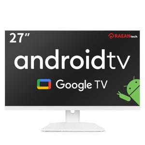 래안텍 본사 PANTHEON SMF2760 안드로이드 스마트 모니터 화이트 VA 27형 FHD 넷플릭스 유튜브 중소바이미