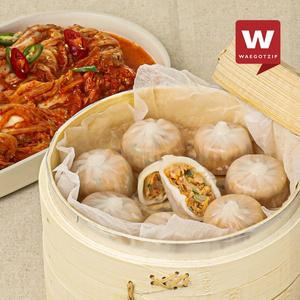 [외갓집] 간단식단 닭가슴살 김치만두 180g X 2팩