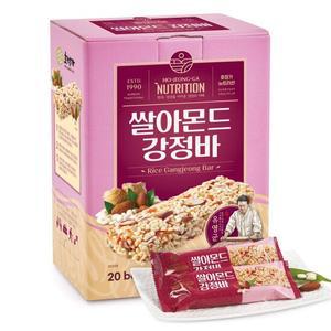 호정가 쌀아몬드강정바 (20개입) / 달콤 바삭한 전통 쌀강정바