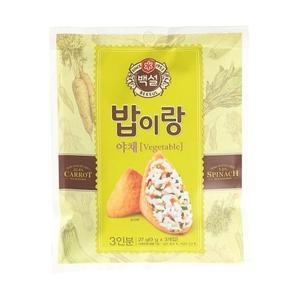 씨제이제일제당 백설 밥이랑 야채 27G (WFFFYGB)