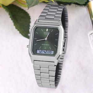 카시오 정품 AQ-230A-3A 남성 여성 디지털 전자 손목시계 c142