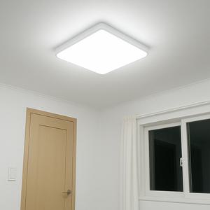 초슬림 S방등 LED 50W 주광색 국산 무타공 타공 플리커프리 삼성칩 두께 3cm KC