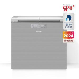 [위니아][공식인증점]딤채 24년형 뚜껑형 김치냉장고 NDL22JEWNS 221리터 2도어 노트 실버 무료배송·설치