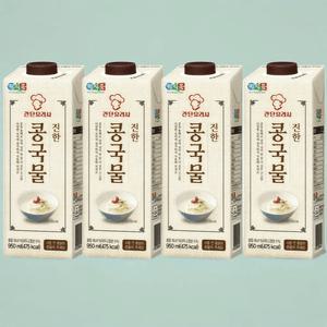 정식품 간단요리사 진한 콩국물 950ml 4팩