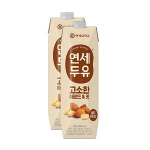 [연세우유] 연세두유 고소한 아몬드 잣 두유 1000ml 12개