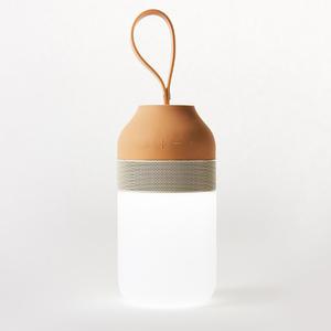파우트 휴대용 LED 블루투스 스피커 크림색 램프 1.5W EARS2