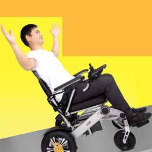 접이식 전동 휠체어 휴대용 알루미늄 이동형 카트