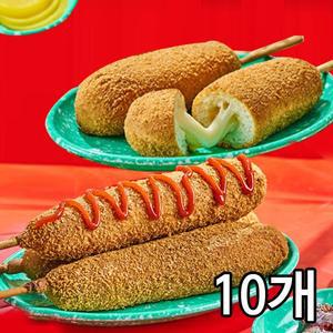 못난이 핫도그 2종(빅 핫도그 5개+모짜렐라 핫도그 5개)