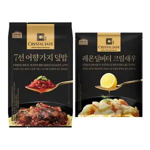 상하키친 크리스탈제이드 7선 어향가지덮밥, 700g, 1개+레몬딜버터크림새우, 355g, 1개