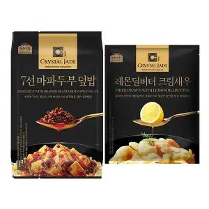 상하키친 크리스탈제이드 7선 마파두부덮밥, 700g, 1개 + 레몬딜버터크림새우, 355g, 1개