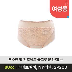 [케어쉴드]여성요실금팬티 IW300 리젠피치 (80cc) 안심팬티 복지용구 노인요실금 안심숙면팬티