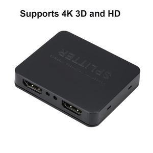 초고화질 HDMI 호환 분배기 지지대 블루레이 HD 플라스틱 케이스 스  DVD PS4 STB 노트북  1인 2 아웃  4K