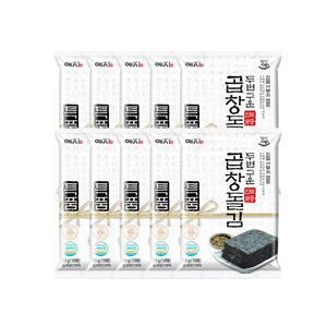 [예지]두번구운 진도 토종 특곱창돌김 35g(10매) x10봉