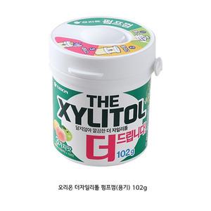오리온 더자일리톨 펌프껌(용기) 102g x 1개 달지않은껌 3가지맛