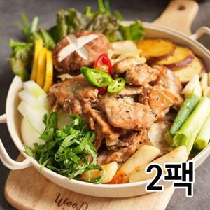 허그닭 춘천 간장닭갈비 1kg (3~4인분) 2팩
