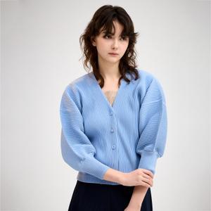 커프스 브이넥 가디건_APCDS025002