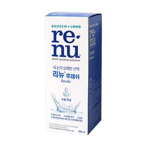 [모두쇼핑]바슈롬 리뉴 후레쉬 355ml 렌즈세정액 렌즈세척액 렌즈보존액 렌즈액 렌즈보관