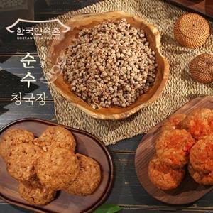 한국민속촌 국내산 우리콩 보통맛 매콤한맛 청국장 110g 2/3/5/10팩 모음전