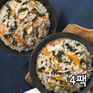 바로쿡 곤드레나물비빔밥+뽕잎나물비빔밥(총4팩)