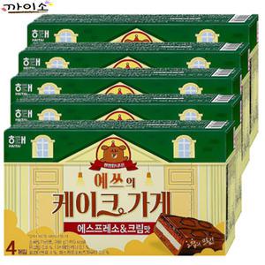예쓰의 케이크 가게 에스프레소크림맛 (4봉입)140g x5