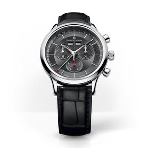 모리스라크로와 레 클라시크 크로노그래프 쿼츠 40mm 가죽밴드 LC1228-SS001-331-