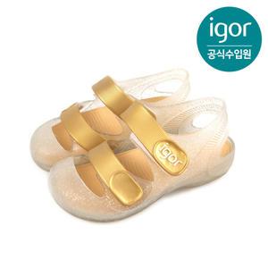 [롯데백화점]이고르 이고르 본디 젤리슈즈 글리터 핑크, 골드 키즈샌들 아동샌들 by 트래드후스