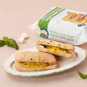 바질모짜 치아바타 샌드위치 585 g (195g x3)