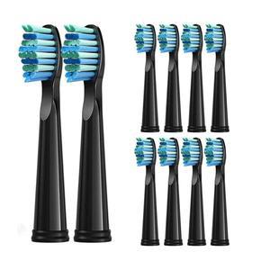 전기 칫솔 교체 10pcs 헤드 호환 Fairywill FW-507/508/515/551/917/959/2011/D1/D3