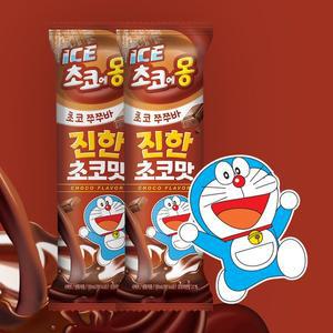 [아이러브아이스크림]초코에몽 쭈쭈바 130mlX14개입/진한 초코맛/진하고 달콤한 초콜릿 튜브 아이스크림