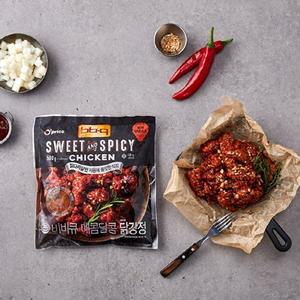[BBQ]T 겉바속촉 매콤달콤 양념 닭강정 500g2봉