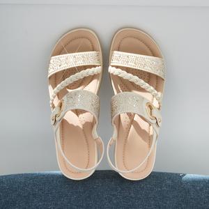 셀릭 경량 스트랩 플랫샌들 4cm