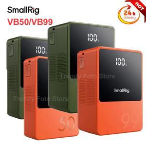 SmallRig V 마운트 배터리 고속 충전 대용량 C 타입 D-TAP 입출력 4872 4930 4929 VB99 VB50 6800mAh 3400m