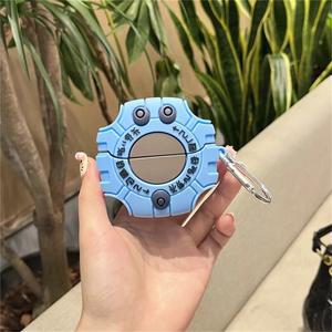 갤럭시탭펜슬 호환 Samsung Galaxy Buds 3 Pro 용 헤드폰 케이스 인기 Digimon Monster 디자인 실리콘 이어