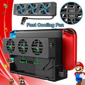 조이콘충전독 닌텐도 스위치 게임 콘솔용 쿨링 팬 쿨러 DC 5V USB 키트 명령 환기