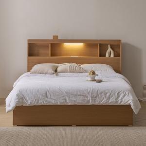 이즈 카이 LED 수납침대 D형+40T라텍스매트 Q ISG069 착불배송