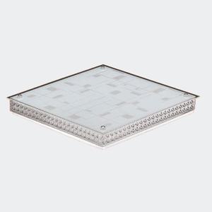 조명사랑 모자이크럭셔리 방등 50W ledLED거실등 사각 교체 교체용 LED 유리 방조명 등기구 램프