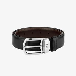25FW 몽블랑 남성 리버서블 벨트 블랙 114412 BLACK