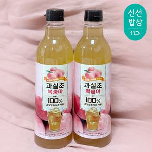 [품질보장] 100% 과일 발효식초 과실초 복숭아 800ml