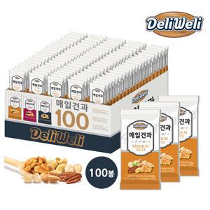 델리웰리 프리미엄 매일견과 100봉 아침식사 건강한간식 식사대용 식단관리 넛츠빌리지
